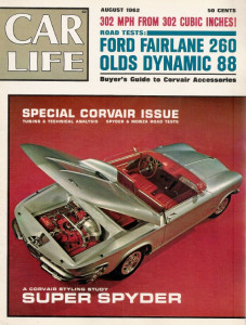 CAR LIFE 1962 AUG - CORVAIR SPECIAL, SUMMERS BROTHERS, BREWSTER LANDAULET